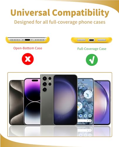 20-Pack 360° Rotating Phone Lanyard Tab, Ultra-Thin Stainless Steel Phone Tether Tab, Universal Patch & Charm Holder
