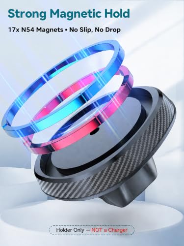 EXELIQ Magnetic Cup Holder Phone Cradle for Magsafe, Flexible Tri-Pivot Arm - size: N54