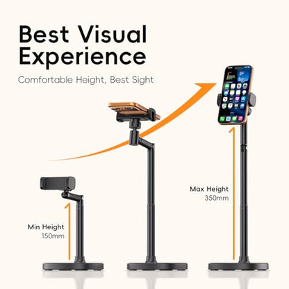 Cell Phone Stand for Desk, Adjustable Angles & Height - color: Cellphone Stand