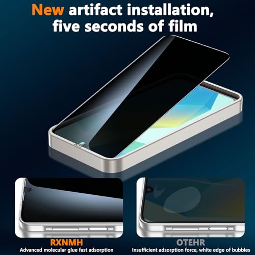for Samsung Galaxy A16 Privacy Screen Protector Camera Lens Protector - size: Samsung Galaxy A16