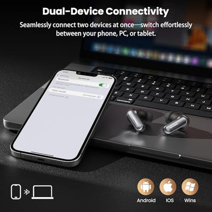 TOZO NC20 Active Noise Cancelling Wireless Earbuds LDAC Hi-Res Bluetooth