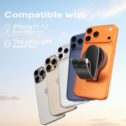 XO Magnetic Phone Holder for Car,Strong Non-Slip Car Phone Mount, Hands-Free Navigation for Car,Phone Holder for Car/Desk, Compatible with iPhone/Samsung and All Smartphones - color: 1-Pack