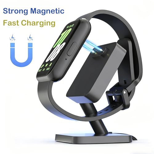 Charger Dock for Galaxy Fit 3, Magnetic Charging Stand Base with 3.3 Feet Charger Cable, Portable Charge Station Only Compatible with Galaxy Fit 3 Smartwatch
