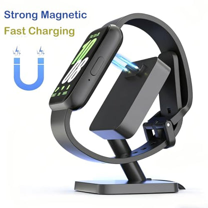 Charger Dock for Galaxy Fit 3, Magnetic Charging Stand Base with 3.3 Feet Charger Cable, Portable Charge Station Only Compatible with Galaxy Fit 3 Smartwatch
