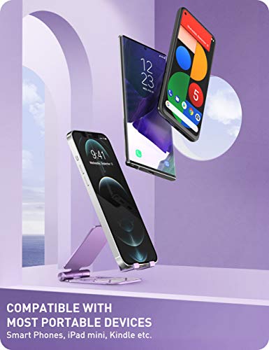 i-Blason Cell Phone Stand for Desk, Phone Holder fits All Phones, Ameth - color: purple