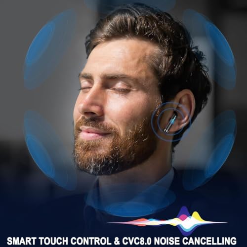 Wireless Earbuds, Bluetooth 5.4 Ear Buds, 32 EQs via App, 6D Bass Stereo - color: Aurora Black