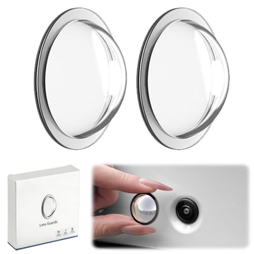 Car Camera Lens Protector,Car 360 Panoramic Camera Protective Cover,Clear Transparency Weatherproof Cars Backup Cameras Protection,Anti-Glare,Anti-Rain,Anti-Collision (2)