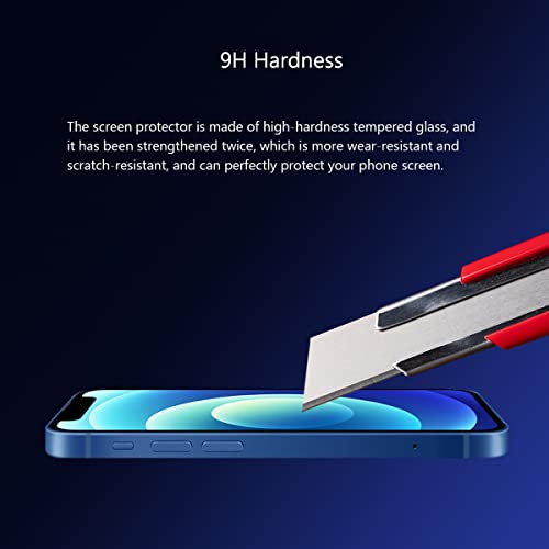 JESOHO Screen Protector for iPhone 12 Pro Max 6.7 inch, 2 Pack | Blue Light Blocking Tempered Glass Film, Eye Protection, Case Friendly, No Bubble,with Easy Installation Kit - size: iPhone 12 Pro Max (6.7 inches)