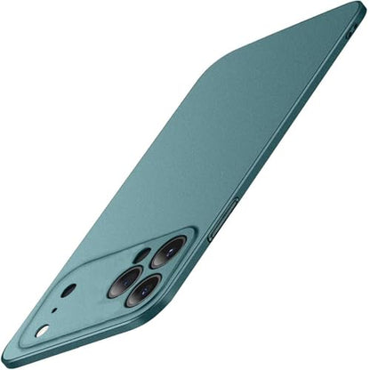 Casechics Compatible with iPhone Case,Luxury Matte Hard PC Slim Fit Ultra Thin Lightweight Camera Lens Protection Soft Shockproof Cover Phone Case (Green,iPhone 17 Pro Max) - color: Green, size: iPhone 17 Pro Max