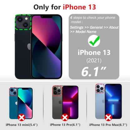 Varikke for iPhone 13 Wallet Case Compatible with Magsafe, Light Purple - color: (Compatible with MagSafe) Light Purple, size: iPhone 13 6.1"