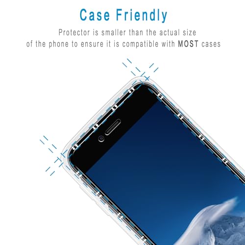 2 Pack Privacy Screen Protector for iPhone 8 Plus/iPhone 7 Plus - size: iPhone 8 Plus 5.5-Inch