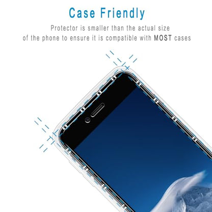2 Pack Privacy Screen Protector for iPhone 8 Plus/iPhone 7 Plus - size: iPhone 8 Plus 5.5-Inch