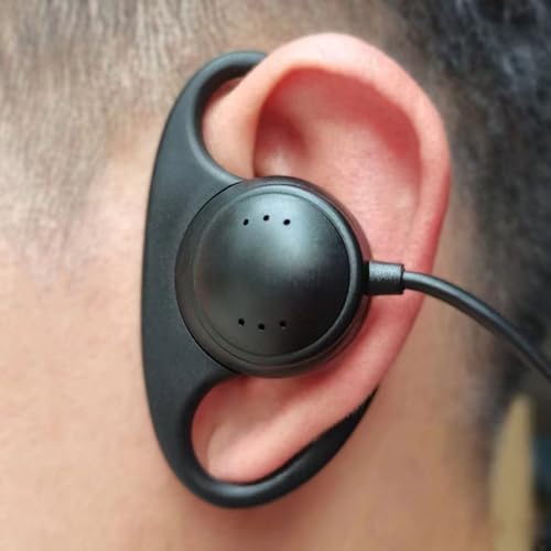 D-Shape Ear Hook Wired Earphone 3.5mm