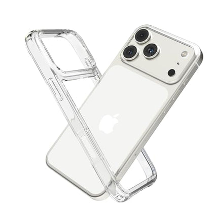 for iPhone 17 Pro Max Clear Bumper Frame No-Back Case, Slim Fit Ultra-Light Anti-Yellowing Transparent Protection Heat Dissipation Bezel Phone Cover Case 6.9" 2025 - color: Clear, size: iPhone 17 Pro Max