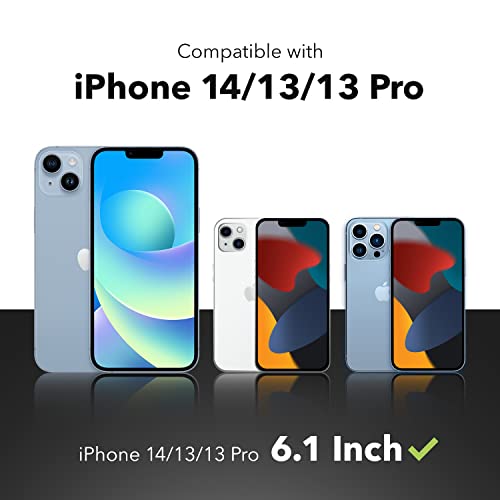 ZAGG XTR2 Screen Protector for iPhone 14/13 Pro/13 - Glass, New Anti-reflective Technology, Anti-dust installation, InvisibleShield, Ultra Strong Hexiom Impact Technology - size: iPhone 14