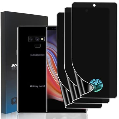3 Pack TPU Privacy Screen Protector for Samsung Galaxy Note 9 6.4" - size: Samsung Galaxy Note 9