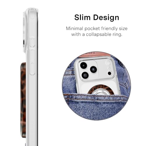 VELVET CAVIAR Compatible with MagSafe Phone Grip - color: It Girl Leopard