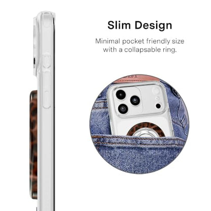 VELVET CAVIAR Compatible with MagSafe Phone Grip - color: It Girl Leopard