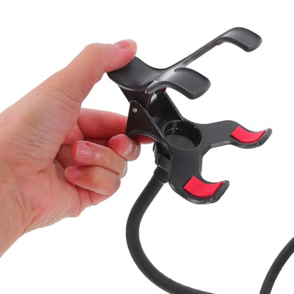 SEWACC Flexible Gooseneck Cell Phone Holder for Desk and Bedside Clamp