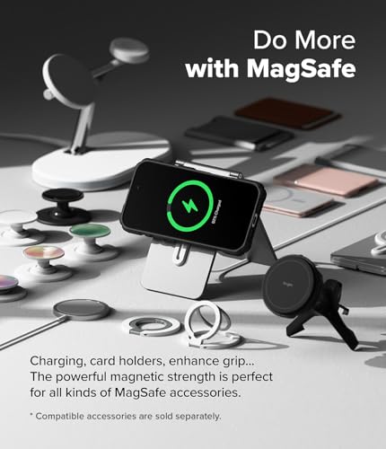 Ringke for iPhone 16 Pro Max Case [Rugged Gear Magnetic Black] - color: Magnetic Black, size: iPhone 16 Pro Max