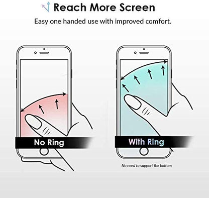 Velvet Caviar Cell Phone Ring Holder - Finger Ring & Stand - Improves Phone Grip Compatible with iPhone, Galaxy and Most Cases (Except Silicone/Leather) - Pastel Tie Dye - color: Pastel Tie Dye