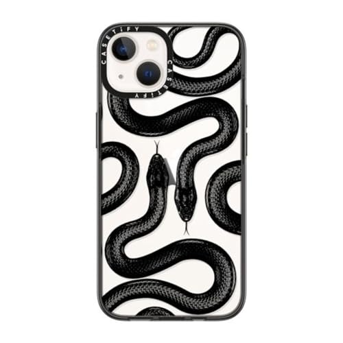 CASETiFY for iPhone 14 Case - Compact | Lightweight | 4ft. 2x Military Grade Drop Protection | Black Kingsnake | Black - color: Black Kingsnake, size: Iphone 14 (6.1")