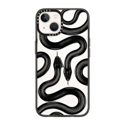 CASETiFY for iPhone 14 Case - Compact | Lightweight | 4ft. 2x Military Grade Drop Protection | Black Kingsnake | Black - color: Black Kingsnake, size: Iphone 14 (6.1")