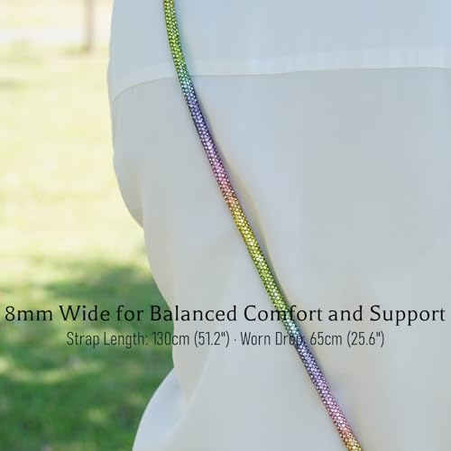 Clip and Go Strap for Phone with Wallet Crossbody, Bling Crystal Phone Strap Crossbody for Hands-Free Style - color: Color Block