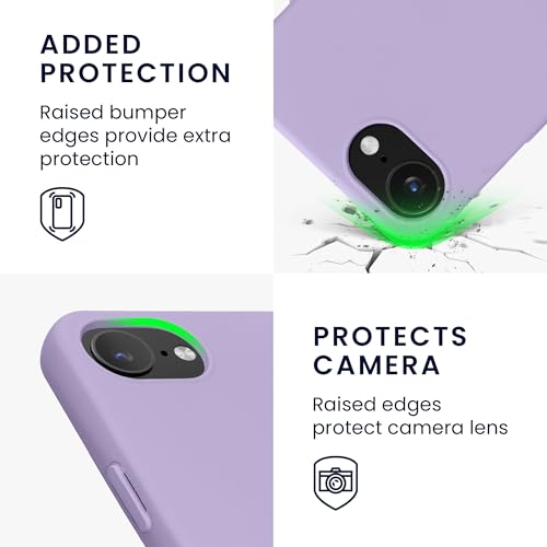 kwmobile Case Compatible with Apple iPhone 17e / iPhone 16e Case - Slim Protective TPU Silicone Phone Cover - Lavender - color: lavender, size: iPhone 17e / iPhone 16e