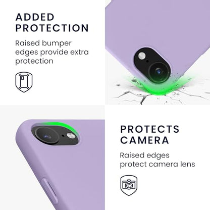 kwmobile Case Compatible with Apple iPhone 17e / iPhone 16e Case - Slim Protective TPU Silicone Phone Cover - Lavender - color: lavender, size: iPhone 17e / iPhone 16e