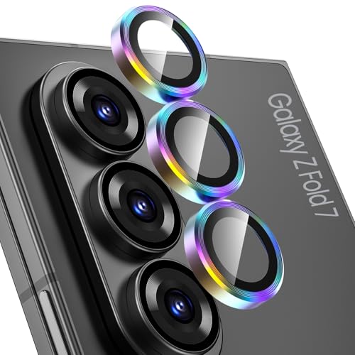 Tensea Camera Lens Protector Compatible for Samsung Galaxy Z Fold 7/8 Ultra - color: Colorful