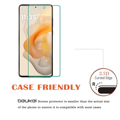 (3 Pack) Designed for Motorola Moto G Stylus 5G (2024) Screen Protector Tempered Glass,Touch Sensitive,Case Friendly, 9H Hardness