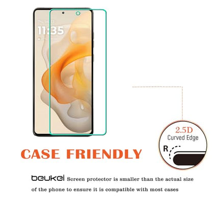 (3 Pack) Designed for Motorola Moto G Stylus 5G (2024) Screen Protector Tempered Glass,Touch Sensitive,Case Friendly, 9H Hardness