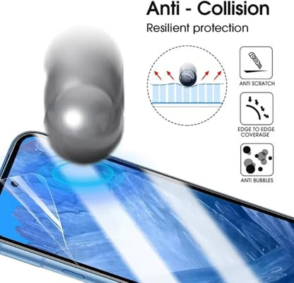 [2 Pack] Hydrogel Screen Protector for Google Pixel 10 Pro XL, Upgraded Non-breakable Flexible TPU Flexible Protective Film [Bubble Free] [High Sensitivity][Anti-Scratch] (Non-Tempered Glass)