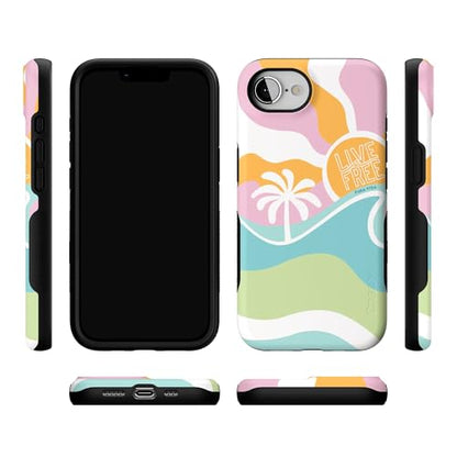 Casely iPhone 16e Case | Pura Vida | Tropical Dreams | Bold Protective Design | Compatible with MagSafe - color: Pura Vida | Tropical Dreams