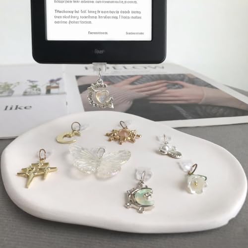 Charms for Kindle E-reader Phone Anti Dust Plug Charm - color: Golden,Silver