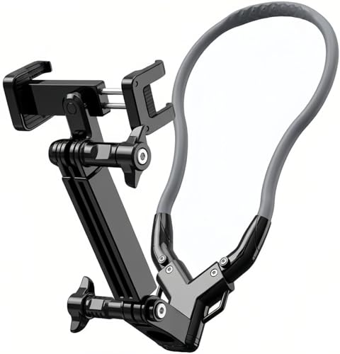 Neck Phone Holder for Recording, Hands-Free Chest Mount for POV Vlog