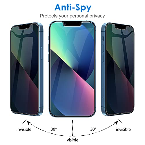 JETech Privacy Screen Protector for iPhone 13/13 Pro, 2-Pack - size: iPhone 17e/16e/13/13 Pro
