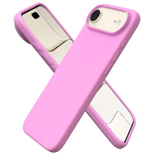 ORNARTO for iPhone Air Case 6.5", Slim Liquid Silicone 3 Layers Soft Gel Rubber Shockproof Protective Cover with Anti-Scratch Microfiber Lining-Cherry Blossom - color: Cherry Blossom
