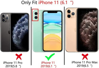 Compatible with iPhone 11 Case,with [Soft Slim][Camera Protection] Cute Leopard Print Love Shiny Aesthetic Phone Cover Anti-Yellowing Shockproof Protective Cover for Women Girl-Brown - color: Brown Leopard Heart, size: iPhone 11