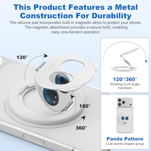 MagSafe Phone Grip, Silver - color: Silver