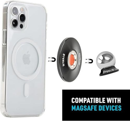Upgraded Universal Orbiter Plus Dash Mount - Magnetic Phone Mount for Car Dashboards - Car Dashboard & Cell Phone Accessories - for All Models of iPhones & Samsung