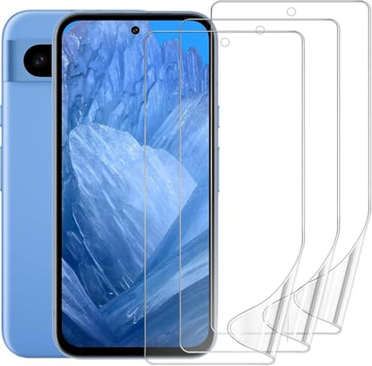 3 Pack Screen Protector for Google Pixel 8A 5G 6.1", HD Ultra-Thin Full Coverage Soft TPU Hydrogel Film Google Pixel 8A - Fingerprint ID Compatible, Self-Healing, Touch Sensitive - size: Google Pixel 8A