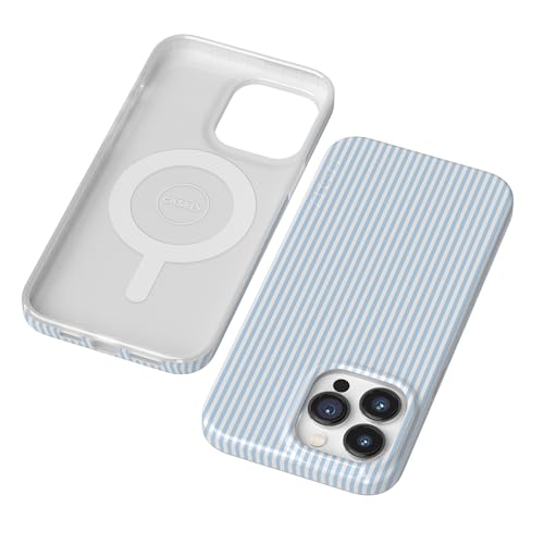 Casely iPhone 14 Pro Case | Marina Lines | Tiny Pinstripe | Compatible with MagSafe | Classic Ultra Thin Design - color: Marina Lines | Tiny Pinstripe, size: Iphone 14 Pro
