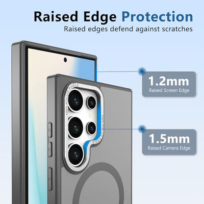 for Samsung Galaxy-S24-Ultra Case, Slim Fit & Matte, Gray - color: Gray, size: Galaxy S24 Ultra 6.8"