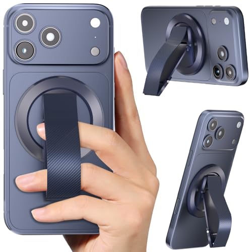 SINCEHOLY for MagSafe Phone Grip, N52 Magnetic Phone Ring Grip & Stand