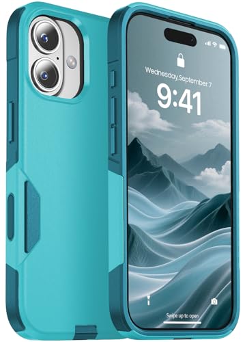 jaroco Magnetic for iPhone 17 Case Heavy Duty Rugged Dual-Layer Teal - color: Teal, size: iPhone 17