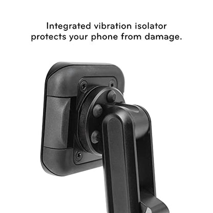 Peak Design Mobile Motorcycle Stem Phone Mount, Non-Charging, SlimLink Mounting Technology, Rigid Arm, Fits Hollow Steering Stem Nuts (13-26mm), Vibration Isolator, Motorcycle Phone Mount