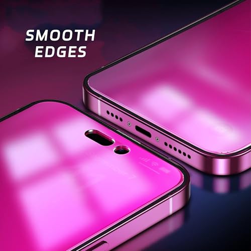 Privacy Screen Protector for iPhone 15 Pro Max 2 Pack (Pink) - color: for iPhone 15 Pro Max (Pink)
