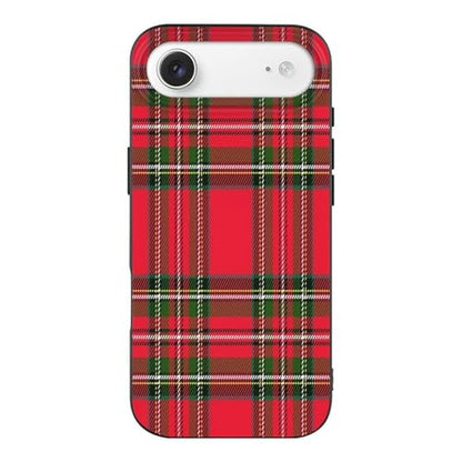Royal Stewart TartanAnti-Yellowing Soft TPU Phone Case for iPhone 17, Shockproof and Scratch-Resistant Case - color: black-style-75